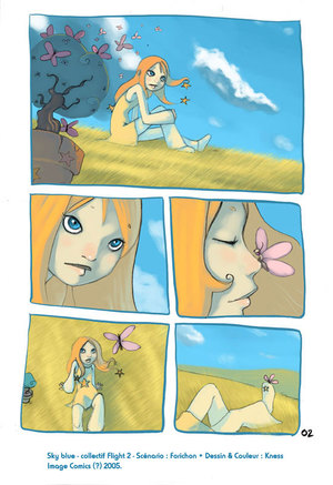 Une planche de Kness dans le collectif de Flight