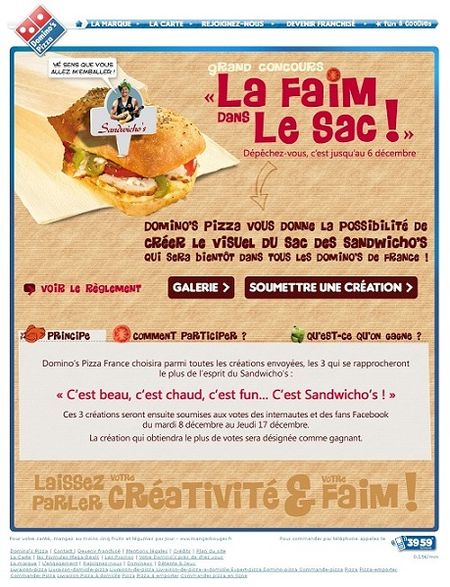 Concours sandwichos